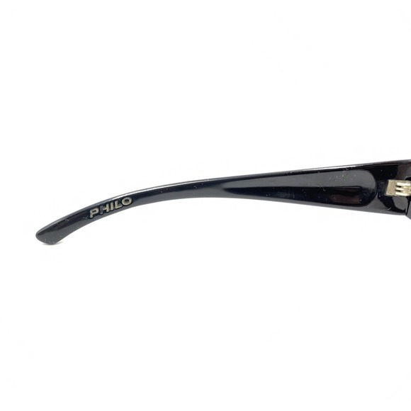 Von Zipper Philo Gloss Black Rectangle Sunglasses Frames 140 Designer Men Women - Picture 10 of 12